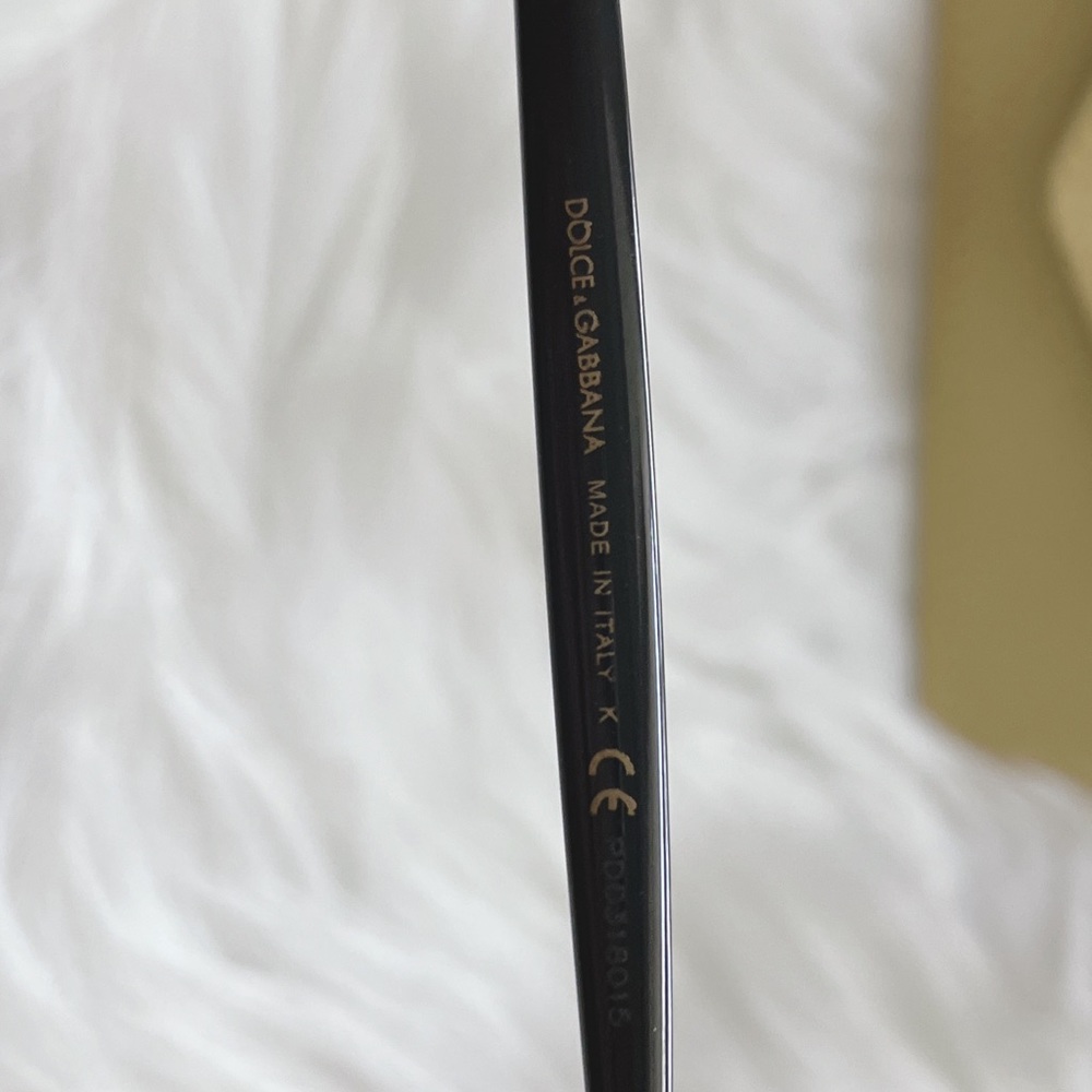 Dolce & Gabbana #6124 Black/ Light Grey Ombré lens Cat Eye Sunglasses - Picture 11 of 16